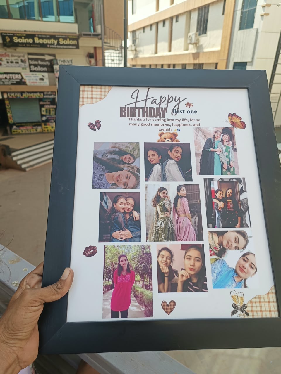 Artisan crafted photo frame